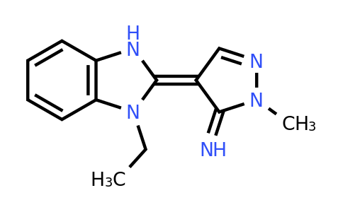 CAS 1355939-16-0 | 4-(1-Ethyl-2,3-dihydro-1H-1,3-benzodiazol-2-ylidene)-1-methyl-4,5-dihydro-1H-pyrazol-5-imine