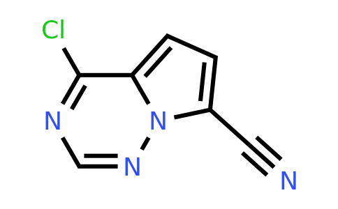 CAS 1356017-80-5 | 4-chloropyrrolo[2,1-f][1,2,4]triazine-7-carbonitrile
