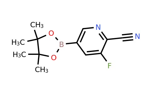 CAS 1356066-65-3 | 3-Fluoro-5-(4,4,5,5-tetramethyl-1,3,2-dioxaborolan-2-YL)picolinonitrile