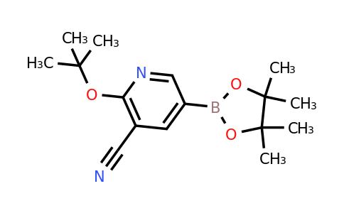 CAS 1356067-80-5 | 2-Tert-butoxy-5-(4,4,5,5-tetramethyl-1,3,2-dioxaborolan-2-YL)nicotinonitrile