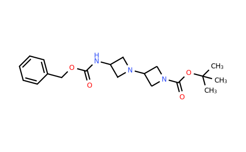 CAS 1356087-48-3 | tert-Butyl 3-(((benzyloxy)carbonyl)amino)-[1,3'-biazetidine]-1'-carboxylate