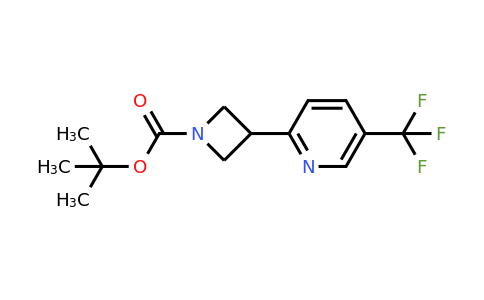 CAS 1356109-78-8 | tert-Butyl 3-(5-(trifluoromethyl)pyridin-2-yl)azetidine-1-carboxylate