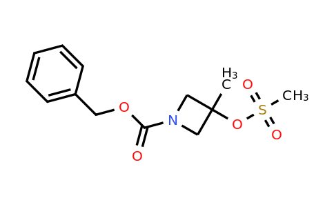 CAS 1356109-87-9 | Benzyl 3-methyl-3-((methylsulfonyl)oxy)azetidine-1-carboxylate