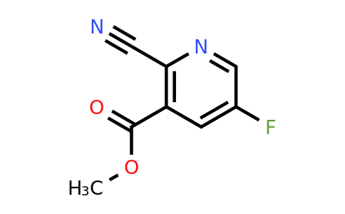 CAS 1356110-37-6 | Methyl 2-cyano-5-fluoronicotinate