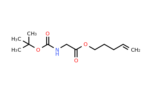 CAS 1356164-00-5 | pent-4-en-1-yl 2-{[(tert-butoxy)carbonyl]amino}acetate