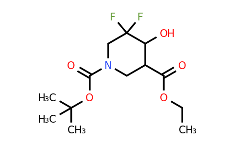 CAS 1356338-61-8 | 1-tert-Butyl 3-Ethyl 5,5-difluoro-4-hydroxypiperidine-1,3-dicarboxylate