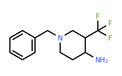 CAS 1356338-90-3 | 1-Benzyl-3-(trifluoromethyl)piperidin-4-amine