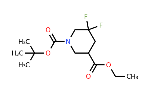CAS 1356339-26-8 | 1-tert-Butyl 3-Ethyl 5,5-difluoropiperidine-1,3-dicarboxylate