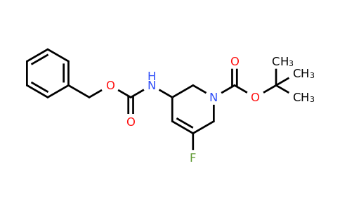 CAS 1356342-73-8 | tert-Butyl 5-(((benzyloxy)carbonyl)amino)-3-fluoro-5,6-dihydropyridine-1(2H)-carboxylate