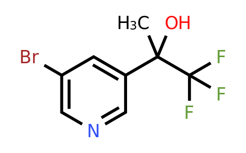 CAS 1356483-46-9 | 2-(5-bromopyridin-3-yl)-1,1,1-trifluoropropan-2-ol