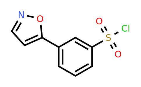 CAS 13567-19-6 | 3-(1,2-oxazol-5-yl)benzene-1-sulfonyl chloride
