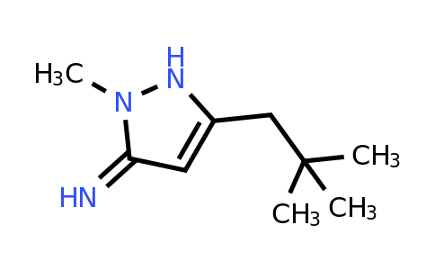 CAS 1356779-91-3 | 5-(2,2-Dimethylpropyl)-2-methyl-2,3-dihydro-1H-pyrazol-3-imine