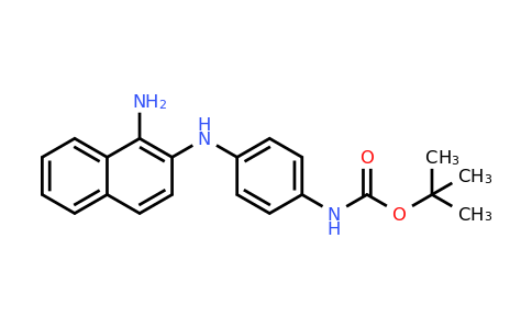 CAS 1356863-57-4 | tert-Butyl (4-((1-aminonaphthalen-2-yl)amino)phenyl)carbamate