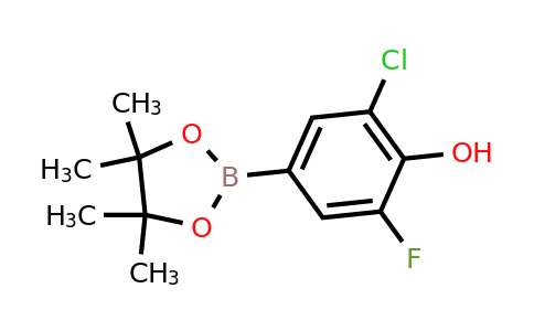 CAS 1356953-67-7 | 2-Chloro-6-fluoro-4-(4,4,5,5-tetramethyl-1,3,2-dioxaborolan-2-YL)phenol