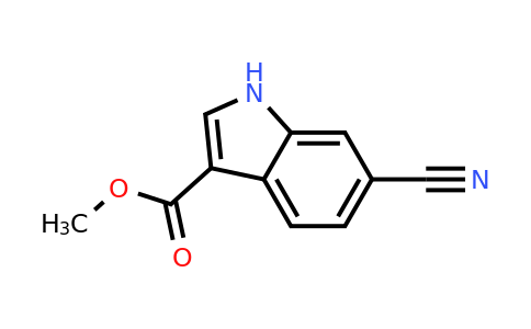 CAS 1357147-38-6 | 6-Cyano-1H-indole-3-carboxylic acid methyl ester