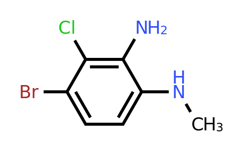 CAS 1357159-32-0 | 4-Bromo-3-chloro-N1-methylbenzene-1,2-diamine