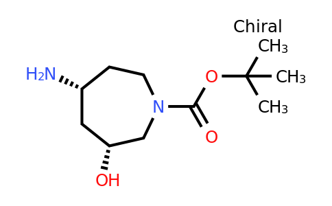 CAS 1357160-64-5 | rac-tert-butyl (3R,5R)-5-amino-3-hydroxyazepane-1-carboxylate