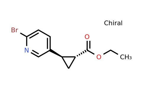 CAS 1357247-47-2 | ethyl trans-2-(6-bromo-3-pyridyl)cyclopropanecarboxylate