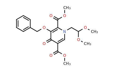 CAS 1357289-08-7 | dimethyl 3-(benzyloxy)-1-(2,2-dimethoxyethyl)-4-oxo-1,4-dihydropyridine-2,5-dicarboxylate
