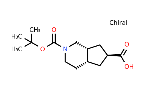 CAS 1357353-18-4 | rel-(4aR,6S,7aR)-2-tert-butoxycarbonyl-1,3,4,4a,5,6,7,7a-octahydrocyclopenta[c]pyridine-6-carboxylic acid