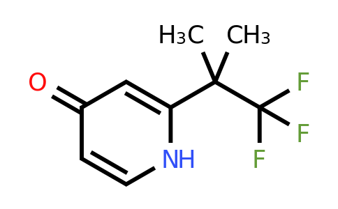 CAS 1357476-66-4 | 2-(1,1,1-trifluoro-2-methylpropan-2-yl)pyridin-4(1H)-one
