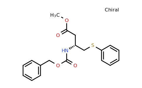 CAS 1357575-01-9 | Methyl (R)-3-(((benzyloxy)carbonyl)amino)-4-(phenylthio)butanoate