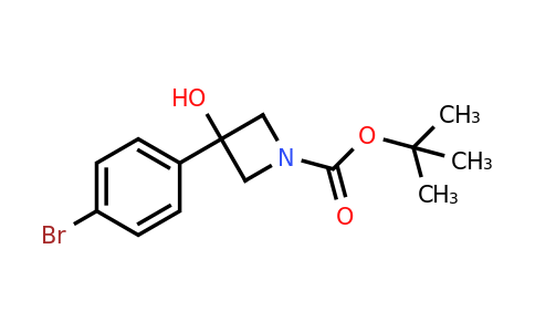 CAS 1357614-50-6 | tert-butyl 3-(4-bromophenyl)-3-hydroxyazetidine-1-carboxylate