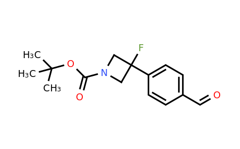CAS 1357614-52-8 | tert-Butyl 3-fluoro-3-(4-formylphenyl)azetidine-1-carboxylate