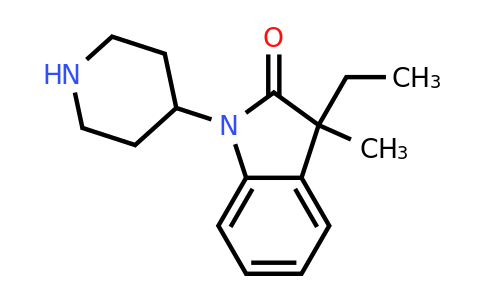 CAS 1358667-47-6 | 3-Ethyl-3-methyl-1-(piperidin-4-yl)indolin-2-one