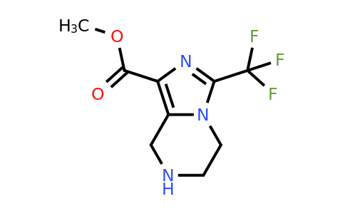 CAS 1358715-37-3 | methyl 3-(trifluoromethyl)-5,6,7,8-tetrahydroimidazo[1,5-a]pyrazine-1-carboxylate