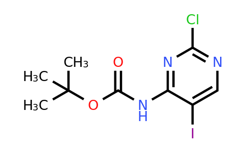 CAS 1359655-47-2 | tert-Butyl (2-chloro-5-iodopyrimidin-4-yl)carbamate