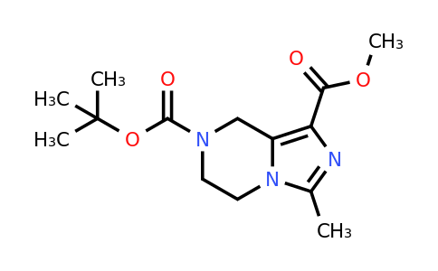 CAS 1359655-89-2 | O7-tert-butyl O1-methyl 3-methyl-6,8-dihydro-5H-imidazo[1,5-a]pyrazine-1,7-dicarboxylate