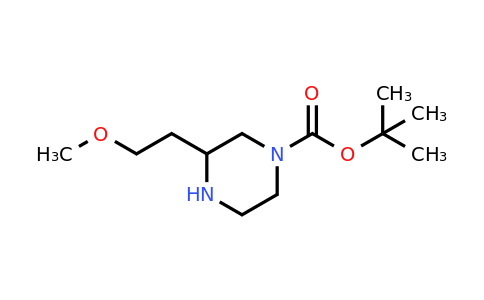 CAS 1359656-07-7 | tert-Butyl 3-(2-methoxyethyl)piperazine-1-carboxylate