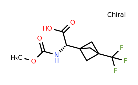 CAS 1359869-34-3 | (2S)-2-[(methoxycarbonyl)amino]-2-[3-(trifluoromethyl)bicyclo[1.1.1]pentan-1-yl]acetic acid