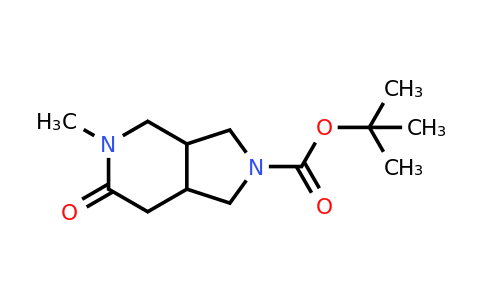 CAS 1360363-93-4 | tert-butyl 5-methyl-6-oxo-1,3,3a,4,7,7a-hexahydropyrrolo[3,4-c]pyridine-2-carboxylate