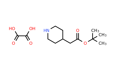 CAS 1360438-13-6 | tert-Butyl 2-(piperidin-4-yl)acetate oxalate