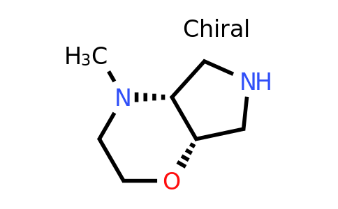 CAS 1360534-99-1 | (4aR,7aS)-4-methyl-3,4a,5,6,7,7a-hexahydro-2H-pyrrolo[3,4-b][1,4]oxazine