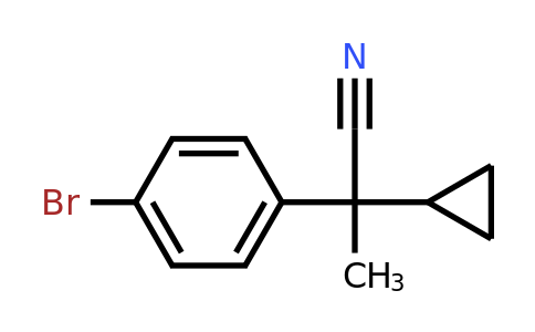 CAS 1360551-88-7 | 2-(4-bromophenyl)-2-cyclopropylpropanenitrile
