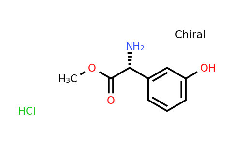 CAS 136057-18-6 | Methyl (R)-2-amino-2-(3-hydroxyphenyl)acetate hydrochloride