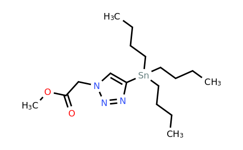 CAS 1360607-65-3 | methyl 2-[4-(tributylstannyl)-1H-1,2,3-triazol-1-yl]acetate