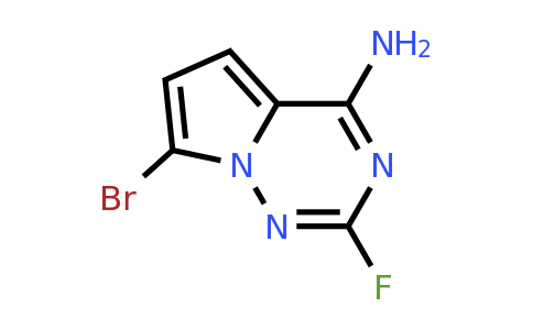 CAS 1360650-52-7 | 7-bromo-2-fluoropyrrolo[2,1-f][1,2,4]triazin-4-amine