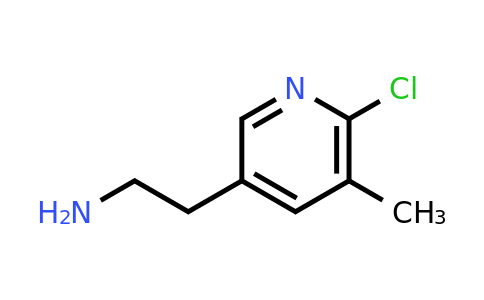 CAS 1360883-18-6 | 2-(6-Chloro-5-methylpyridin-3-YL)ethanamine