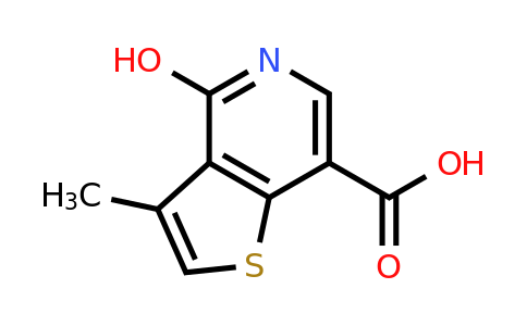 CAS 1360890-49-8 | 4-hydroxy-3-methylthieno[3,2-c]pyridine-7-carboxylic acid