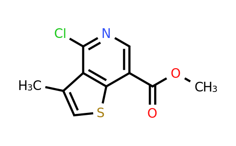 CAS 1360901-67-2 | methyl 4-chloro-3-methylthieno[3,2-c]pyridine-7-carboxylate