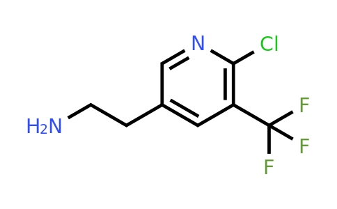 CAS 1360918-08-6 | 2-[6-Chloro-5-(trifluoromethyl)pyridin-3-YL]ethanamine