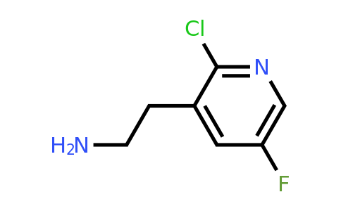 CAS 1360918-33-7 | 2-(2-Chloro-5-fluoropyridin-3-YL)ethanamine