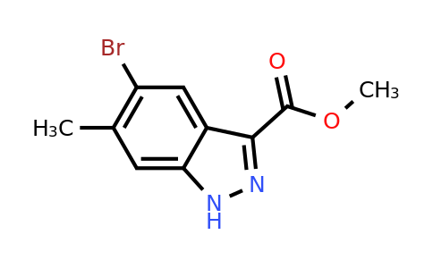 CAS 1360928-27-3 | methyl 5-bromo-6-methyl-1H-indazole-3-carboxylate