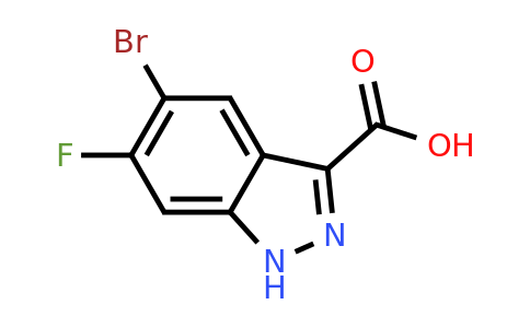 CAS 1360928-47-7 | 5-bromo-6-fluoro-1H-indazole-3-carboxylic acid