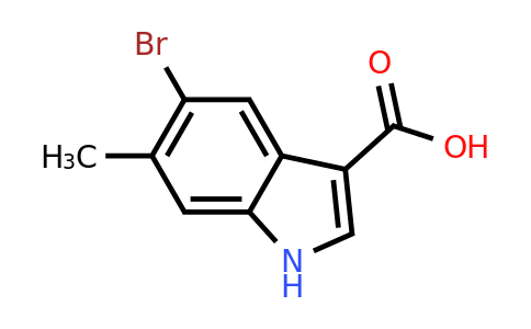 CAS 1360928-54-6 | 5-bromo-6-methyl-1H-indole-3-carboxylic acid