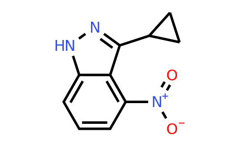 CAS 1360931-72-1 | 3-cyclopropyl-4-nitro-1H-indazole